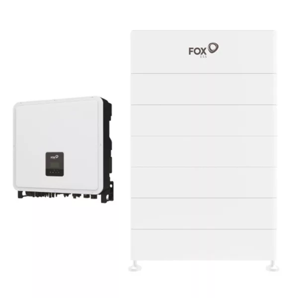 Foxess 15 Kw Hibrīda inventors ar akulumatoriem (17,28 Kwh)